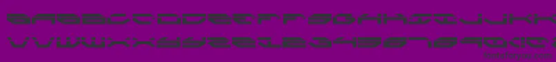 Taskforcel Font – Black Fonts on Purple Background