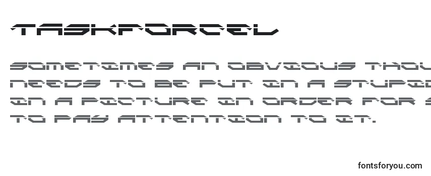 Шрифт Taskforcel