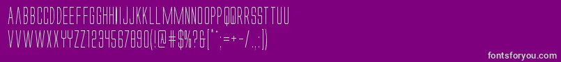 Alienleagueiicond-fontti – vihreät fontit violetilla taustalla