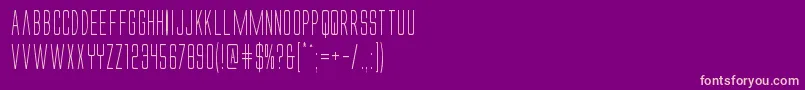 Alienleagueiicond Font – Pink Fonts on Purple Background