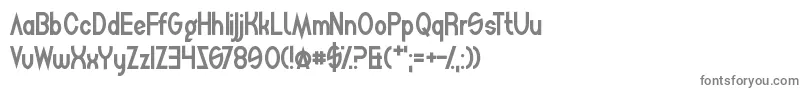 MightySquidge Font – Gray Fonts on White Background
