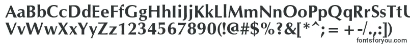 Czcionka OpiumnewcBold – rosta typografia