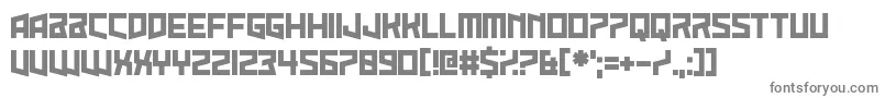 SunkFoalBrother Font – Gray Fonts on White Background