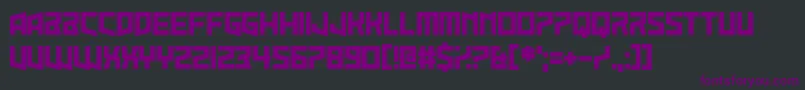 SunkFoalBrother Font – Purple Fonts on Black Background