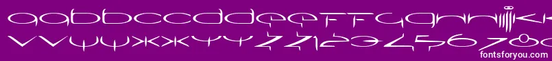 SubmergetwoLtRegular Font – White Fonts on Purple Background