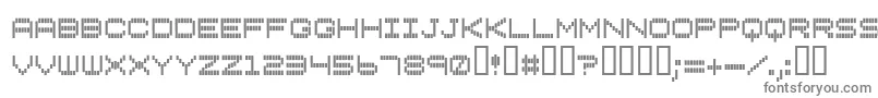 フォントVertical – 白い背景に灰色の文字