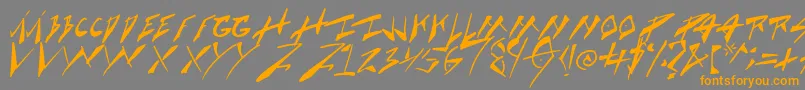 Weitere Informationen zur CockBoat-Schriftart CockBoat-Schriftart – Orangefarbene Schriften auf grauem Hintergrund
