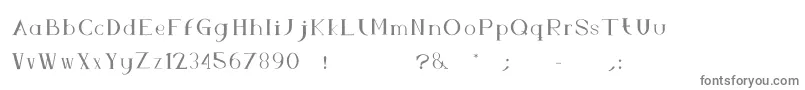 FsAbc Font – Gray Fonts on White Background