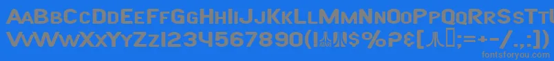 Saiba mais sobre a fonte SfAtarianSystemExtendedBold Fonte SfAtarianSystemExtendedBold – fontes cinzas em um fundo azul
