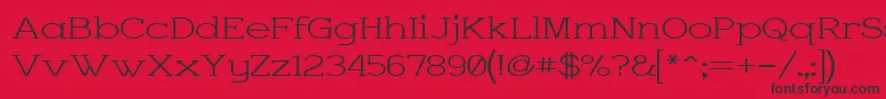 Więcej informacji o czcionce CharringtonWide Czcionka CharringtonWide – czarne czcionki na czerwonym tle