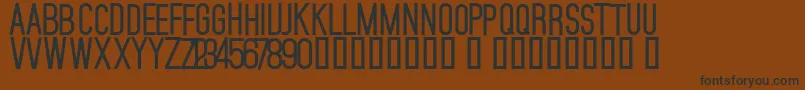 MojaveBold Font – Black Fonts on Brown Background