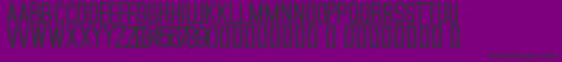 MojaveBold Font – Black Fonts on Purple Background