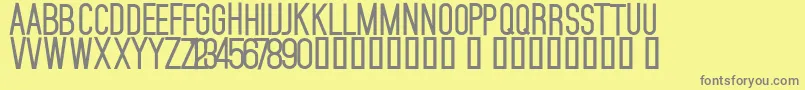 Weitere Informationen zur MojaveBold-Schriftart MojaveBold-Schriftart – Graue Schriften auf gelbem Hintergrund