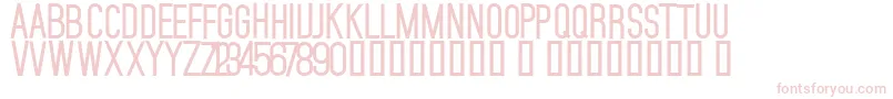 MojaveBold Font – Pink Fonts on White Background