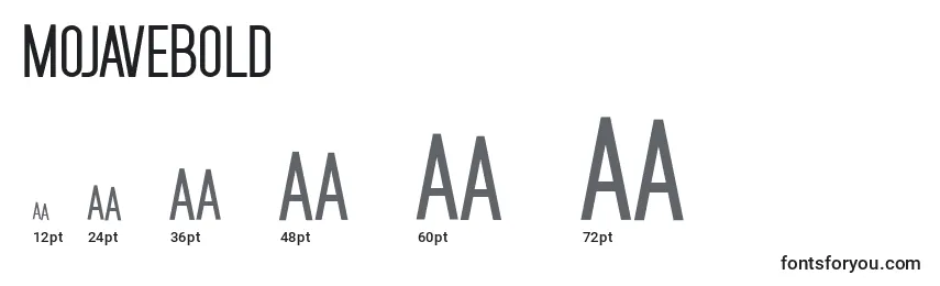 MojaveBold Font Sizes