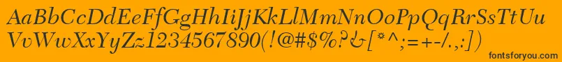 More about TycoonSsiItalic Font TycoonSsiItalic Font – Black Fonts on Orange Background