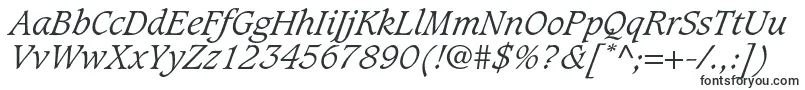 CaxtonstdLightitalic-Schriftart – OTF-Schriften