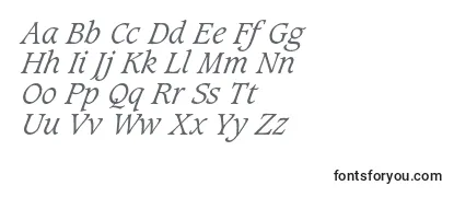 CaxtonstdLightitalic Font