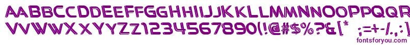 Easy3D-Schriftart – Violette Schriften