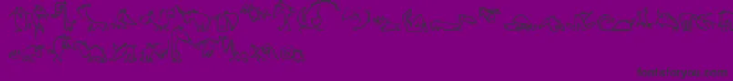 More about CreaturesLt Font CreaturesLt Font – Black Fonts on Purple Background