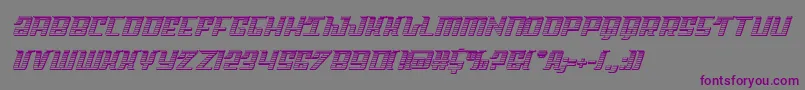 Skycabchrome Font – Purple Fonts on Gray Background