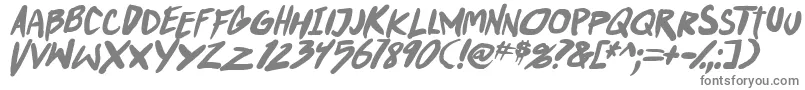 PunkboyTbsItalbold Font – Gray Fonts