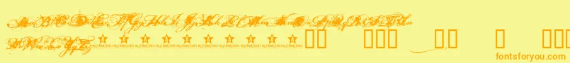 More about Dirty Font Dirty Font – Orange Fonts on Yellow Background