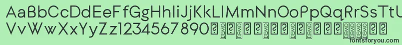 Шрифт DylangothicRegular – чёрные шрифты на зелёном фоне