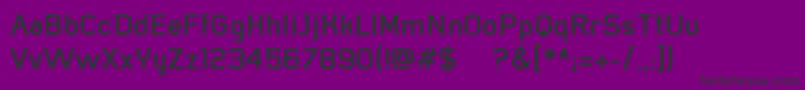 Шрифт MistergiaccoBold – чёрные шрифты на фиолетовом фоне