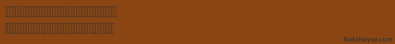 YakoutBold Font – Black Fonts on Brown Background
