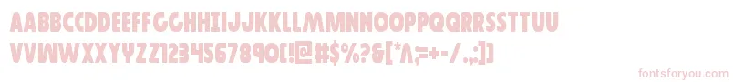 Governorcond-fontti – vaaleanpunaiset fontit valkoisella taustalla