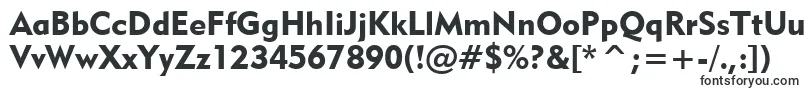 Geo415k-fontti – Tekstitysfontit