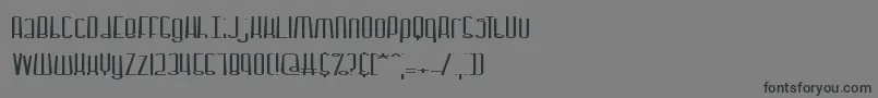 Dystorqu Font – Black Fonts on Gray Background