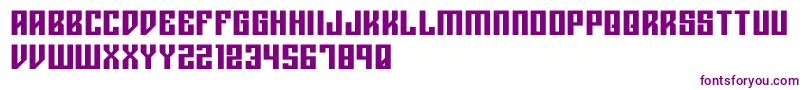 Шрифт Rigormortisbold – фиолетовые шрифты