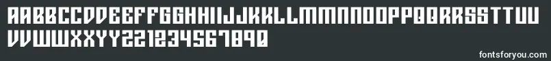 Rigormortisbold Font – White Fonts on Black Background