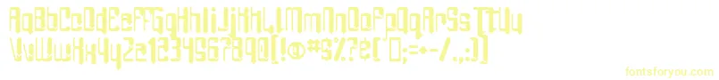 AngieBarefoot-fontti – keltaiset fontit