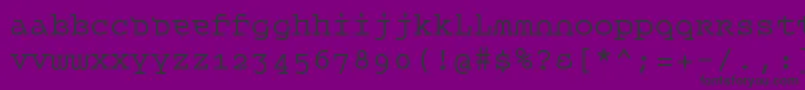Queet Font – Black Fonts on Purple Background