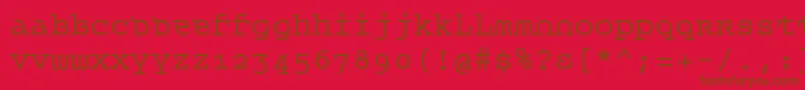 More about Queet Font Queet Font – Brown Fonts on Red Background