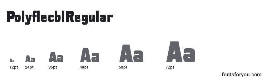 PolyflecblRegular Font Sizes