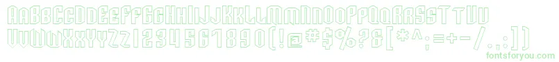 SfArcheryBlackScOutline Font – Green Fonts