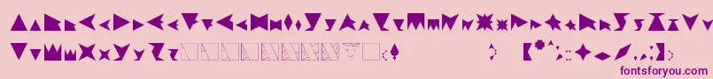 Más sobre la fuente TrifontV.1 fuente TrifontV.1 – Fuentes Moradas Sobre Fondo Rosa