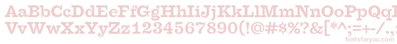 FaraoOtBold Font – Pink Fonts on White Background