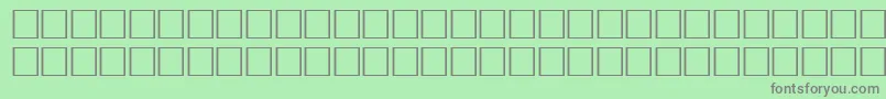Шрифт VremyafwfRegular2 – серые шрифты на зелёном фоне