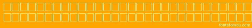 VremyafwfRegular2-Schriftart – Grüne Schriften auf orangefarbenem Hintergrund