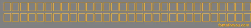 VremyafwfRegular2 Font – Orange Fonts on Gray Background