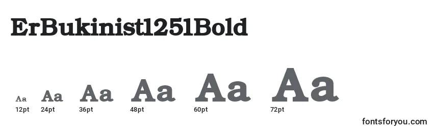 ErBukinist1251Bold Font Sizes