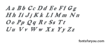 OswaldgreyItalic Font