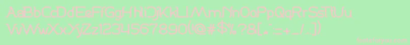 DanceFever Font – Pink Fonts on Green Background