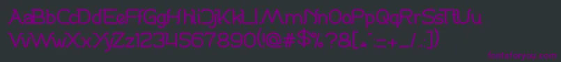 DanceFever Font – Purple Fonts on Black Background