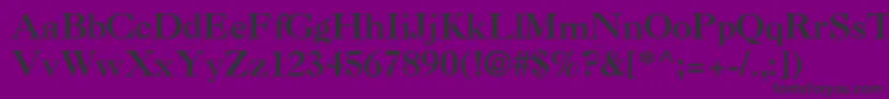 Шрифт CasqueBold – чёрные шрифты на фиолетовом фоне